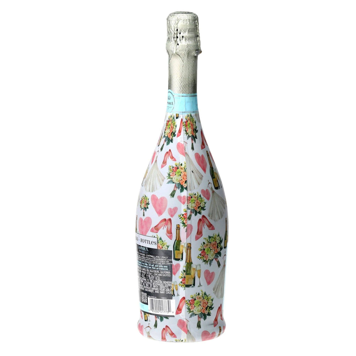 Wedding Prosecco Bottle Wrap – Bridal Shower Gift