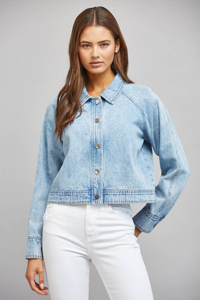 WASHED DENIM JACKET