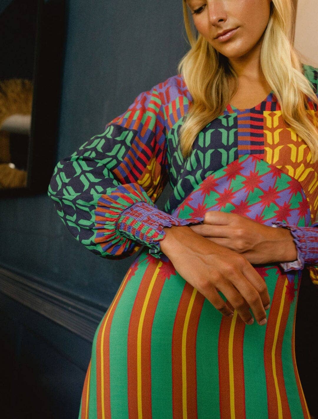 Colorwave Maxi Dress