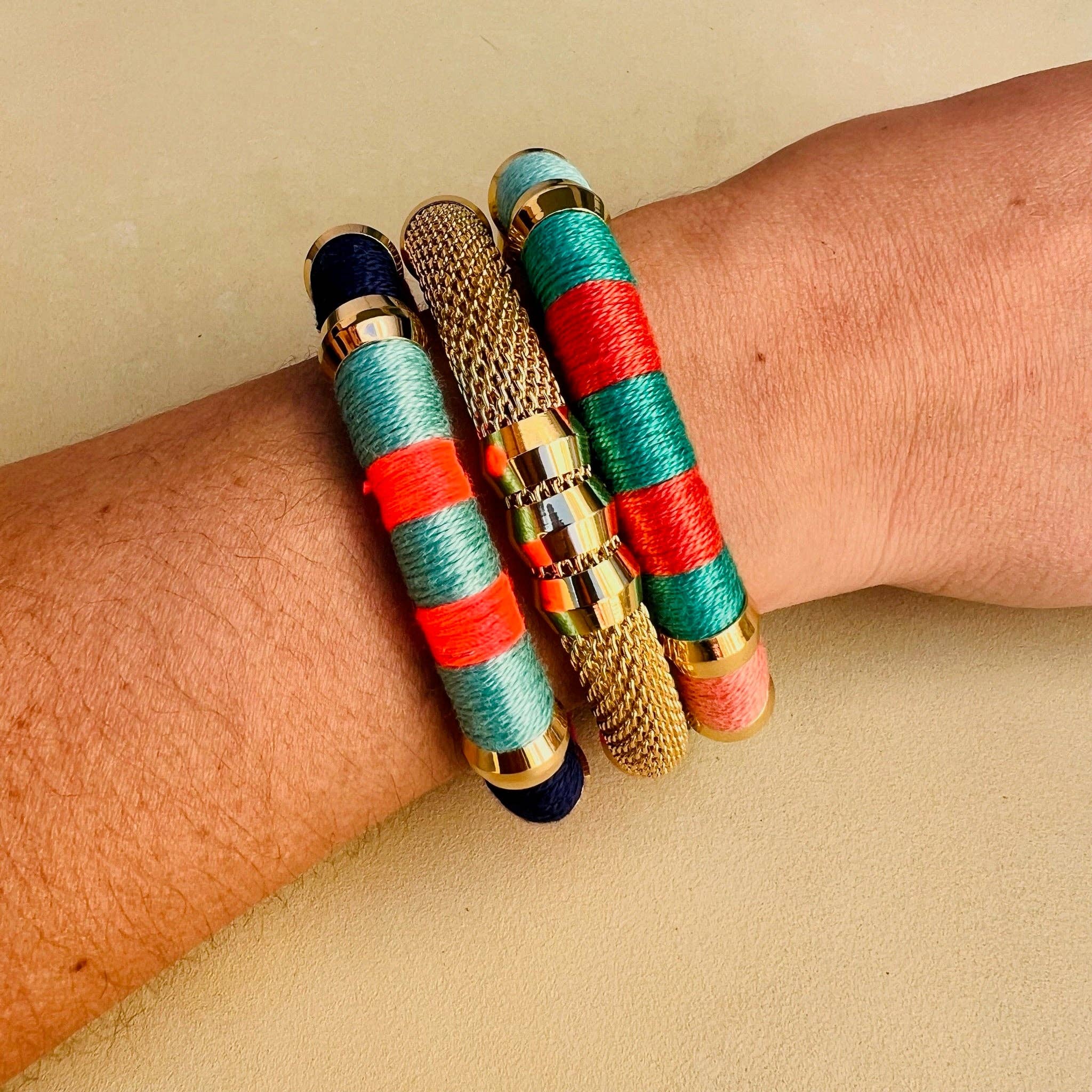 Mesh Classic Gold Everything Bracelet
