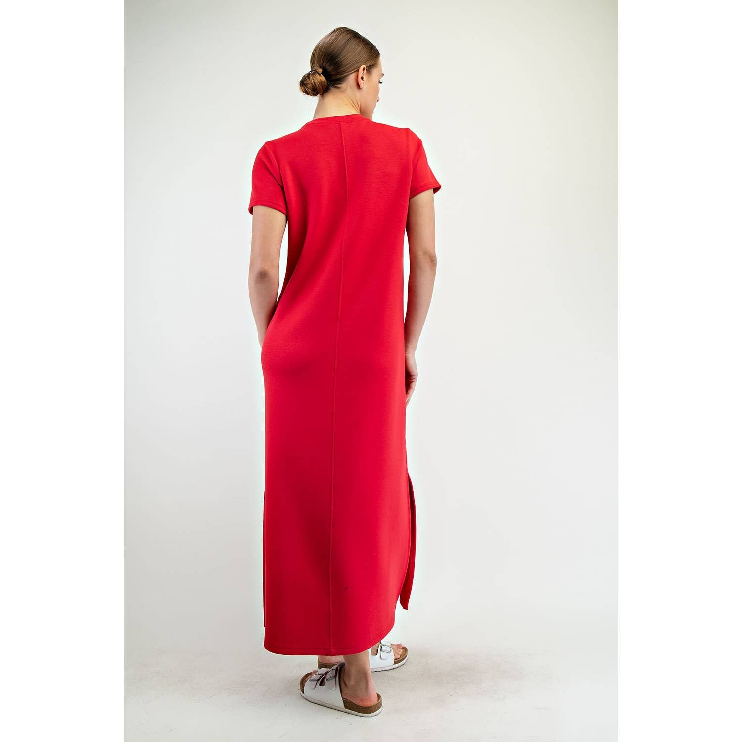 Fiery Red Maxi Dress