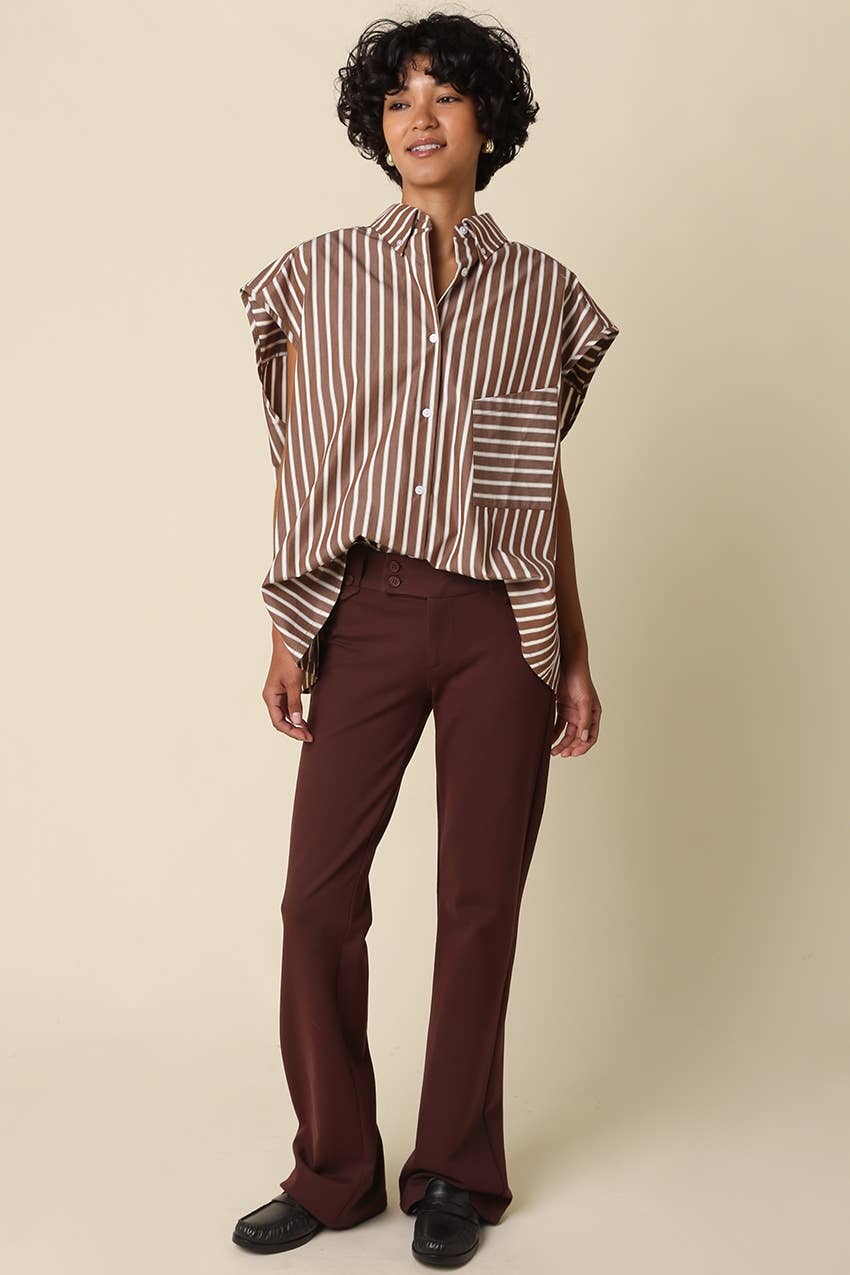 Hunter Stripe Oversized Shirt