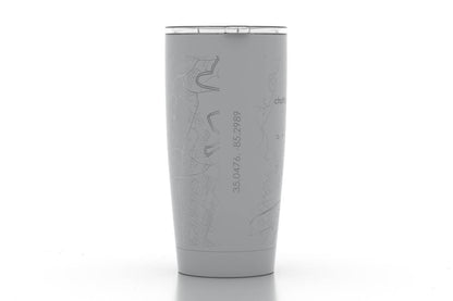 Chattanooga TN Map 20 oz Insulated Tumbler