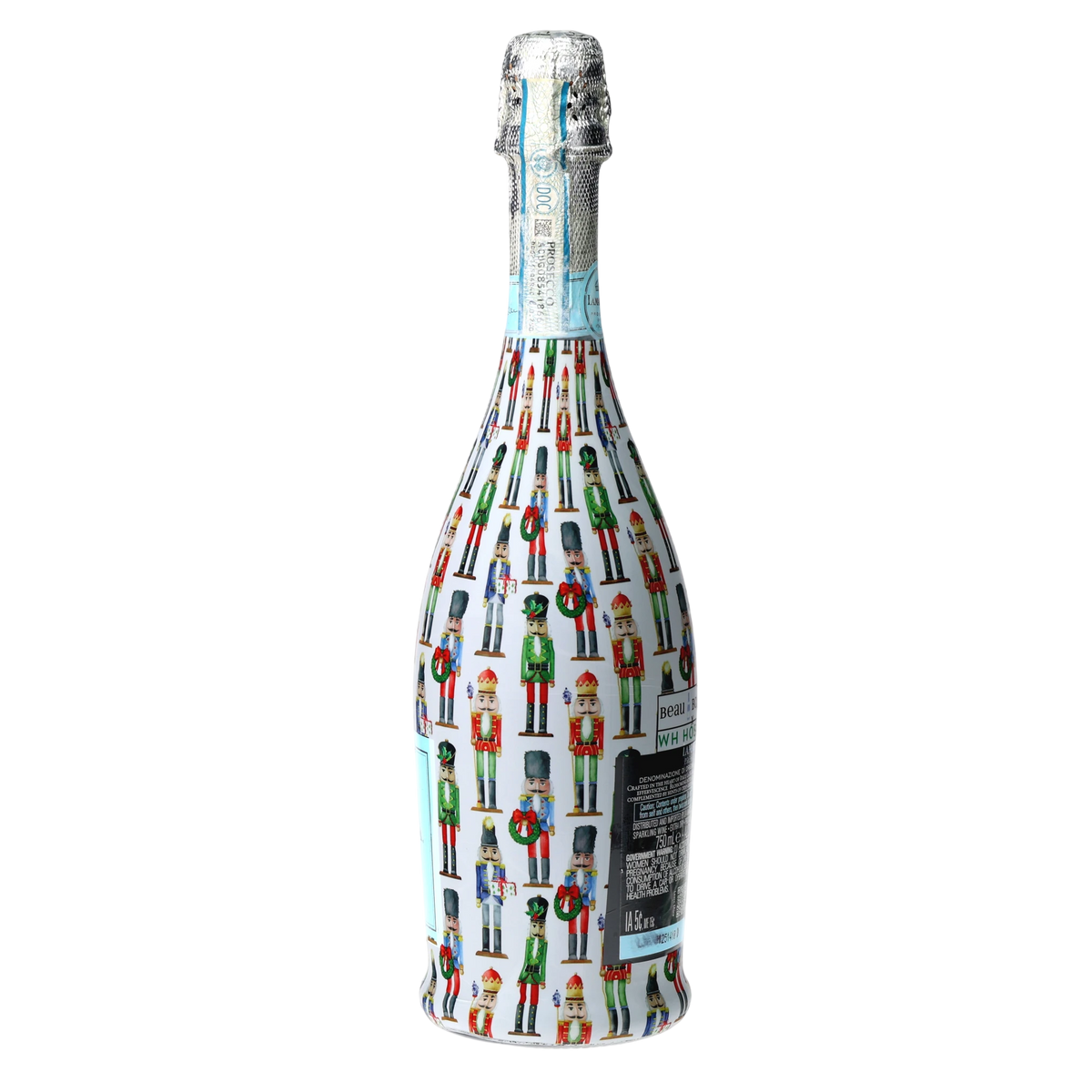 Nutcracker Prosecco Bottle Wrap – Christmas Hostess Gift