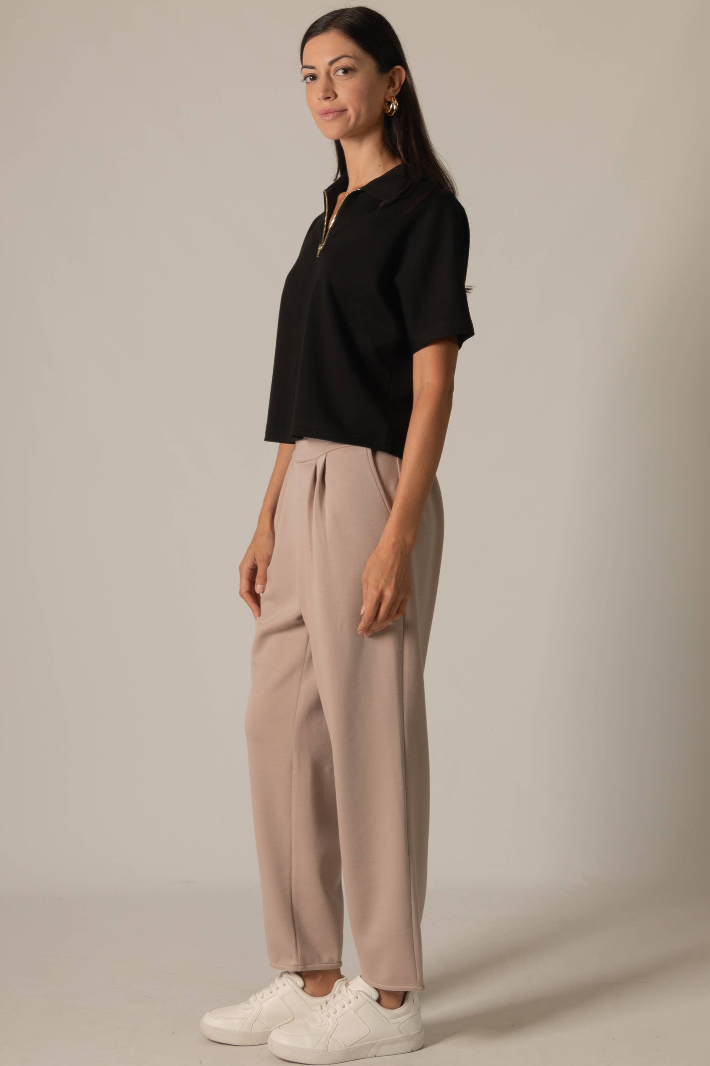 Buttermilk Collection Quarter Zip Top