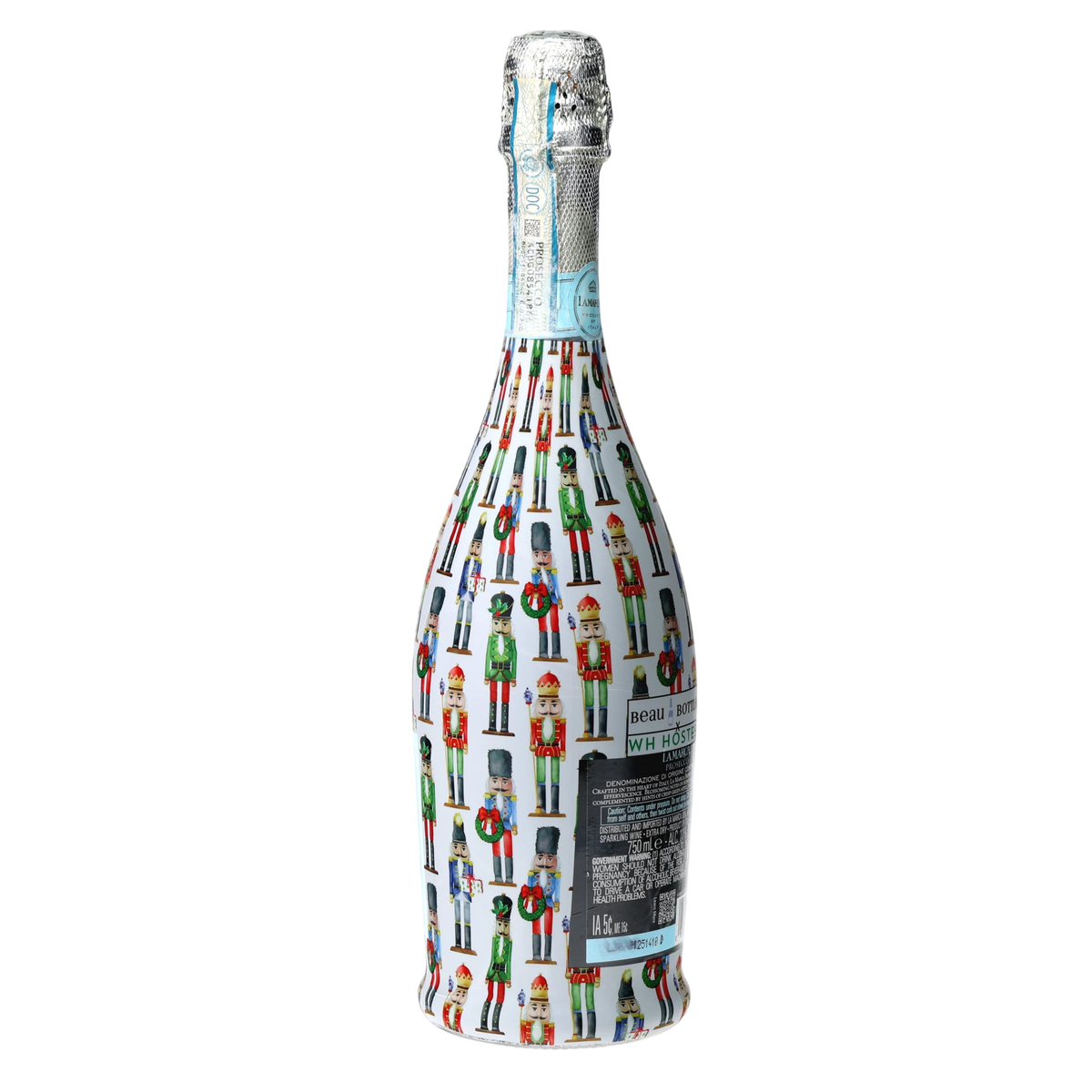Nutcracker Prosecco Bottle Wrap – Christmas Hostess Gift