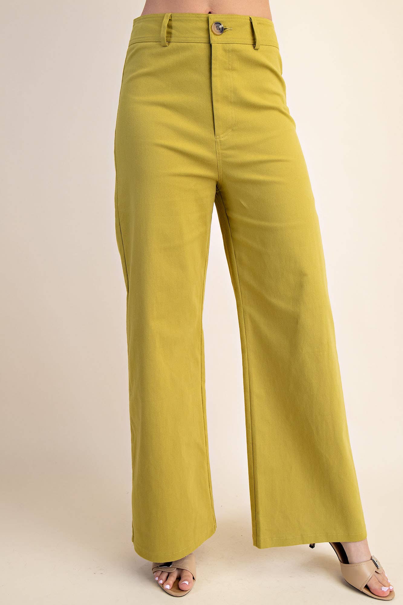 High-Waist Straight Pants