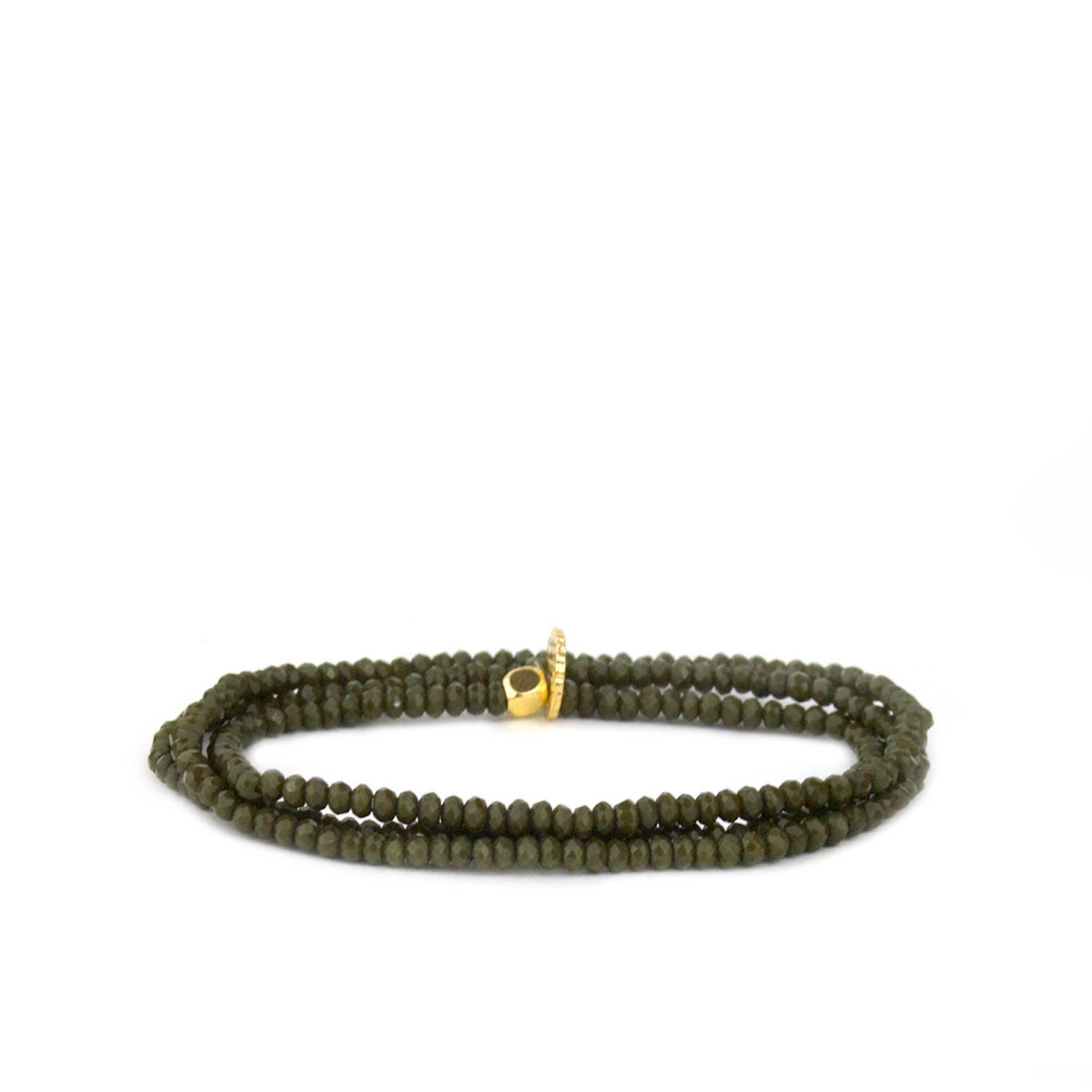 Crystal Beaded Wrap Bracelet