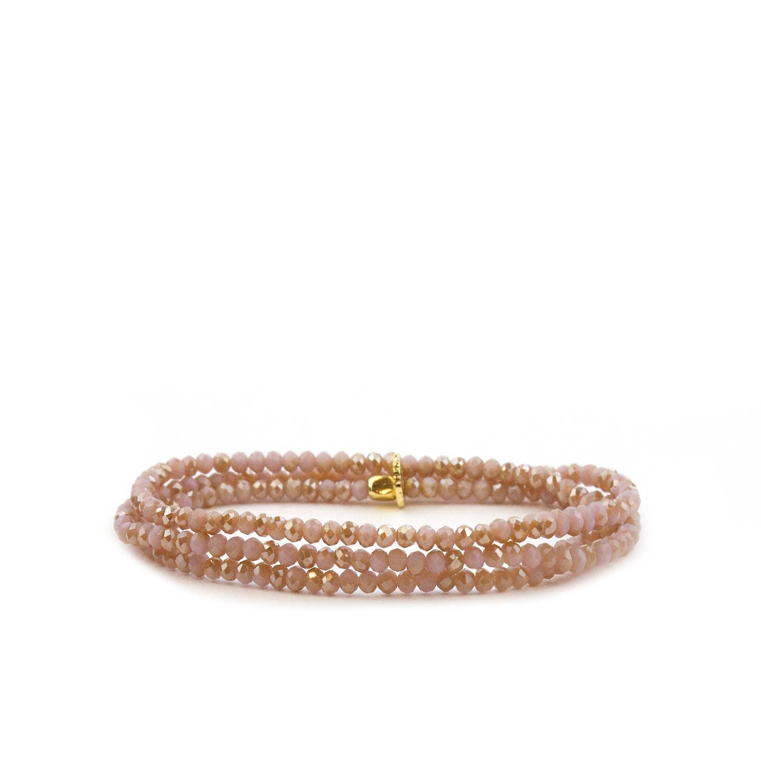 Crystal Beaded Wrap Bracelet