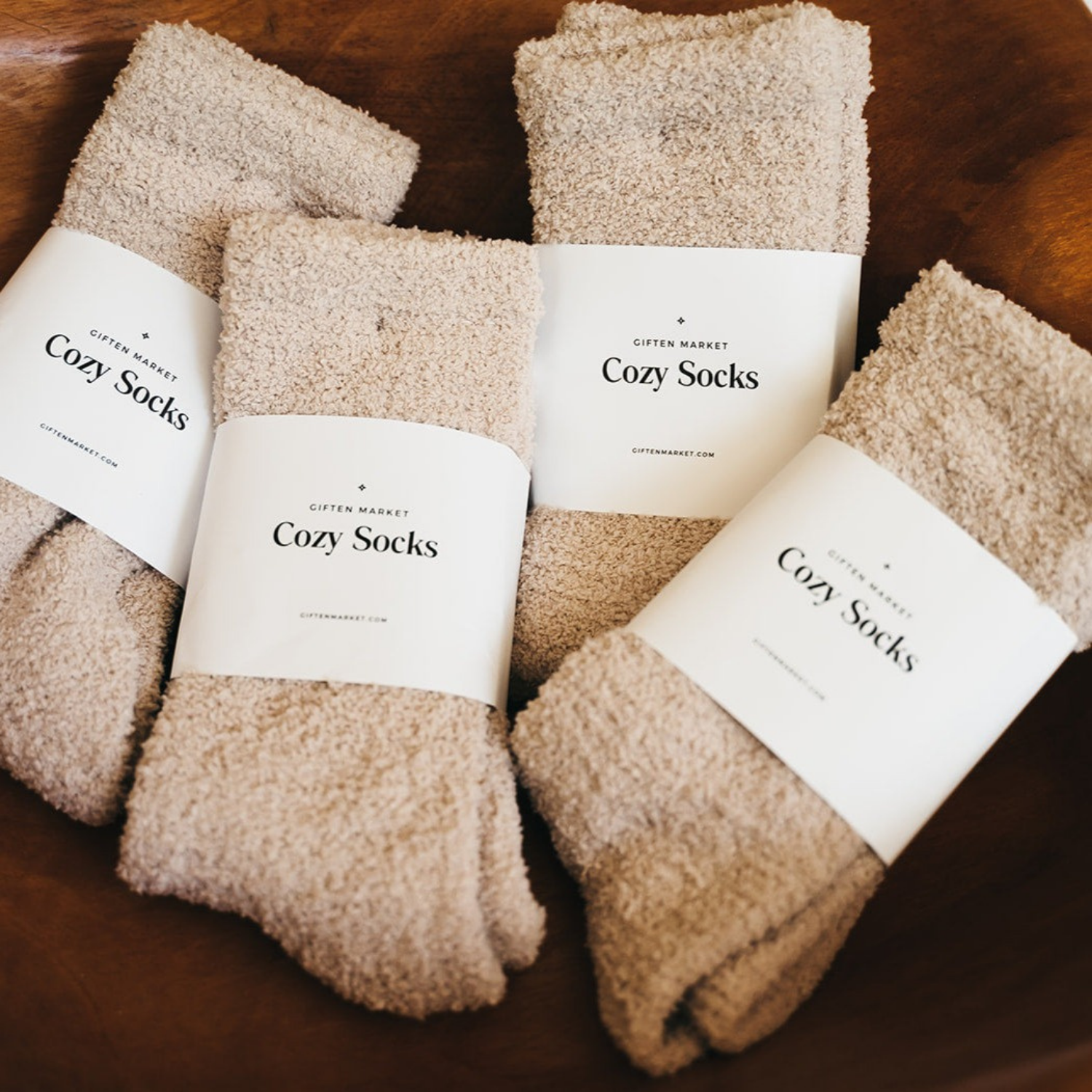 Cozy Cloud Socks - Ivory - Warm & Soft - Women’s Gift