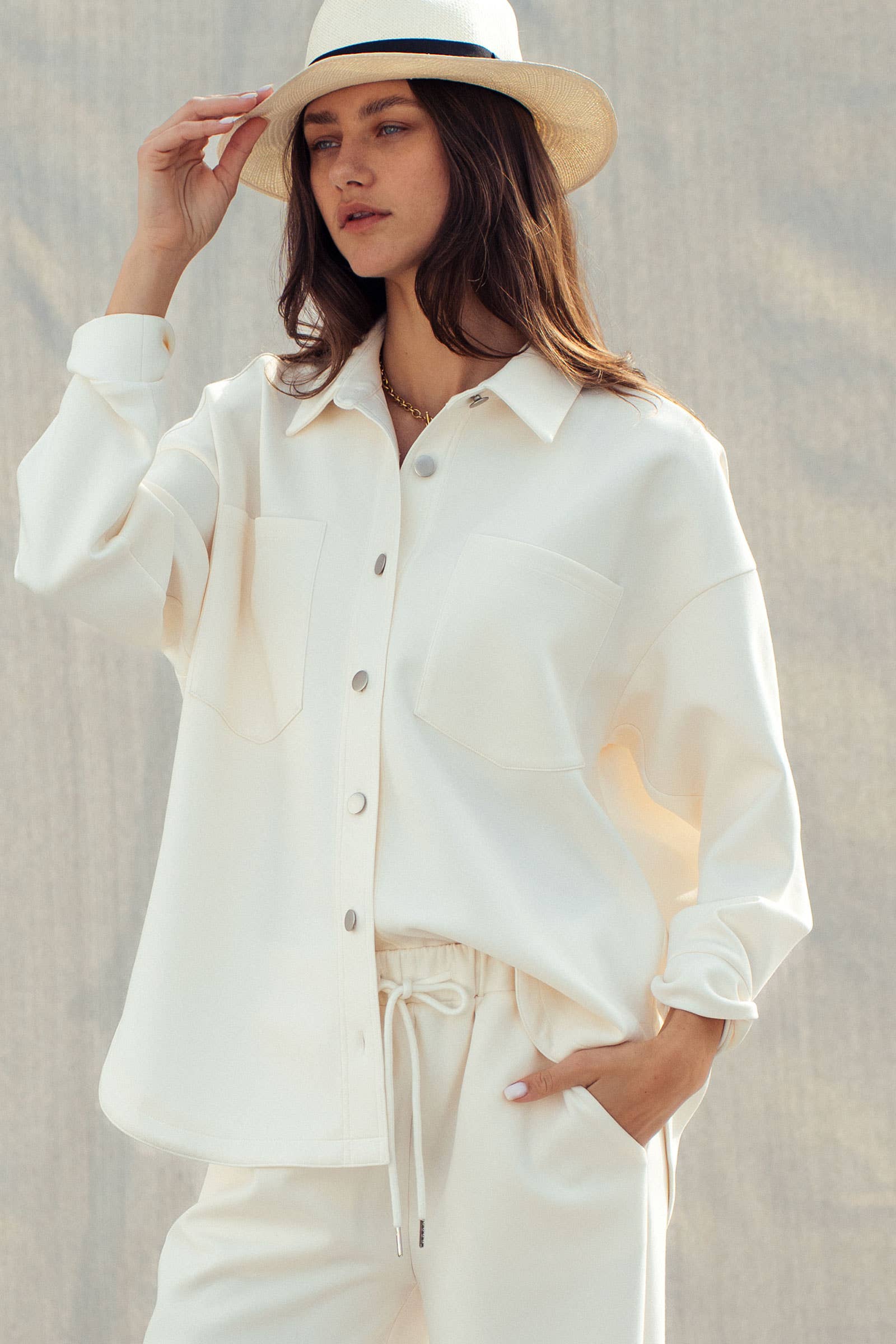 Cotton Shirt Jacket