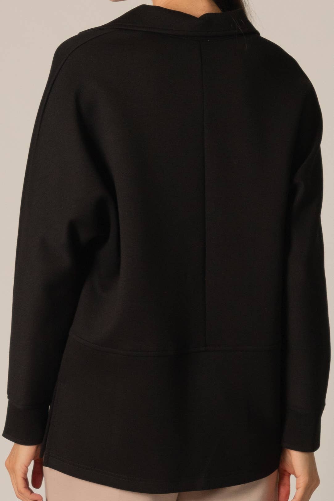 Modal Collared Long Sleeve Top