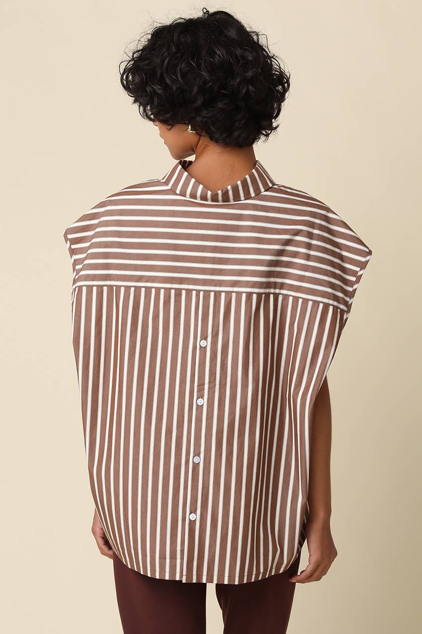 Hunter Stripe Oversized Shirt
