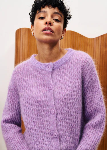 MIANO Purple Cardigan