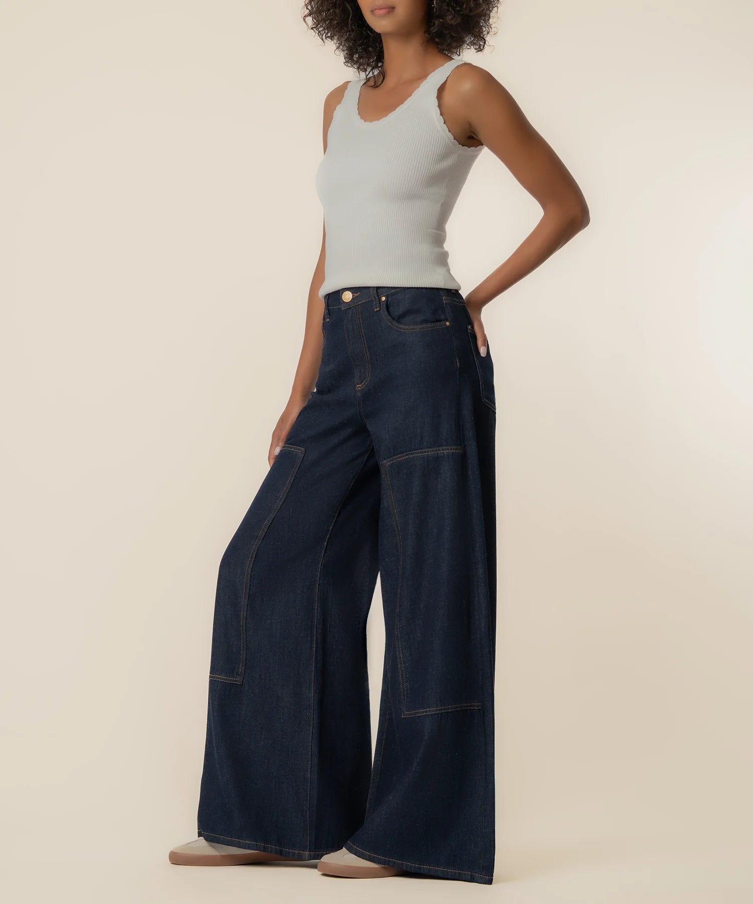 KUT | Blake High Rise Slouchy Wide Straight, Exclusive in Marketable Wash