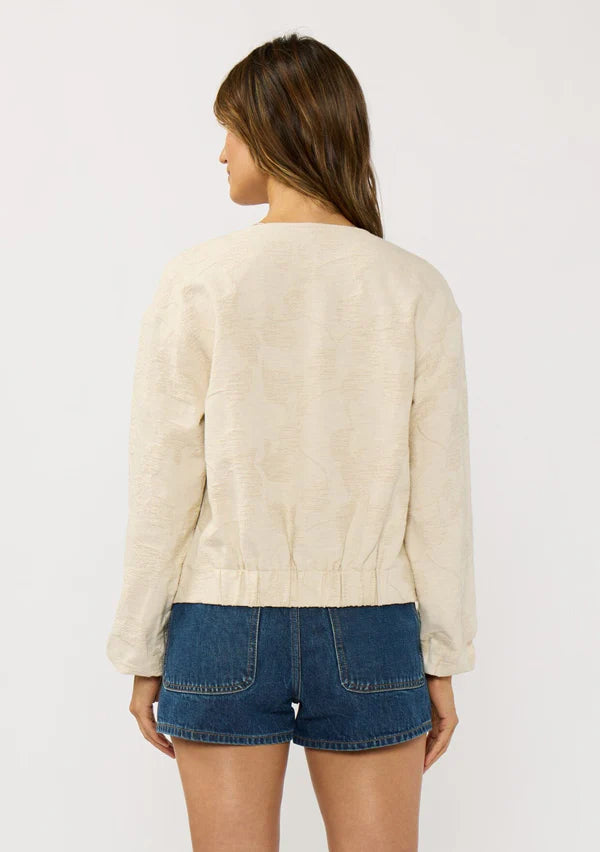 Soft Structure Zip Up Jacket