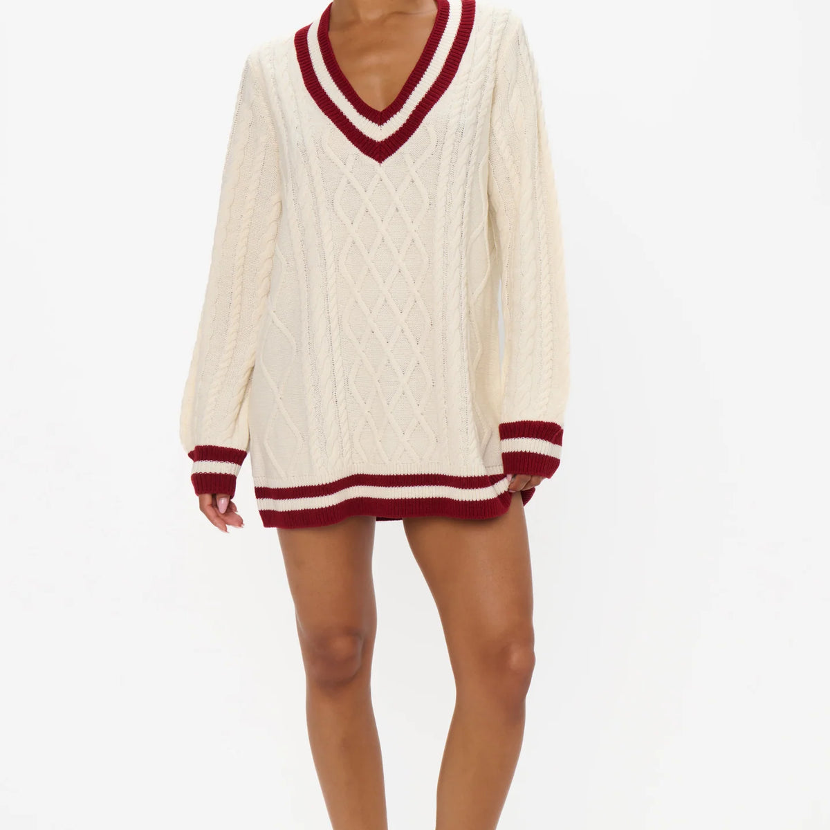 Varsity Sweater Dress