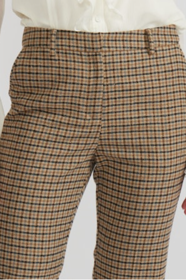 Plaid Ankle Pant
