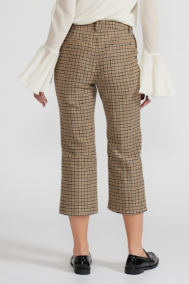 Plaid Ankle Pant