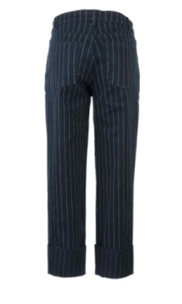 SIENNA HIGH RISE STRAIGHT LEG-ROLL UP RAW HEM