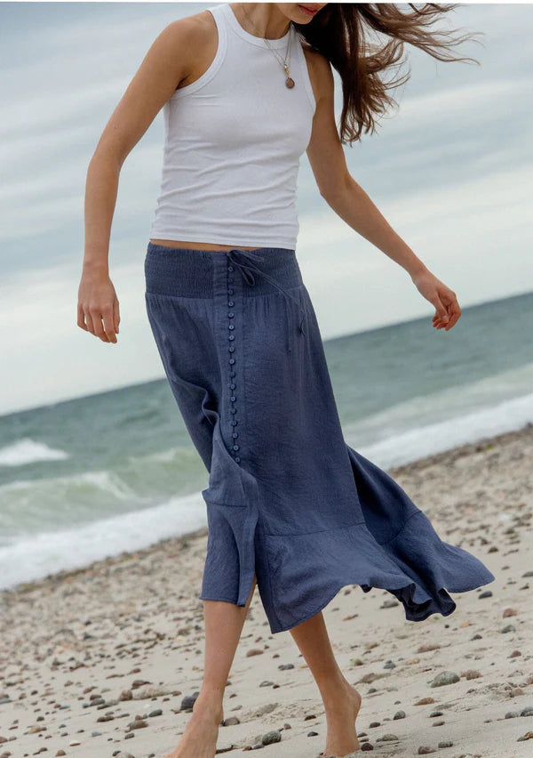 Smocked Waist Skirt