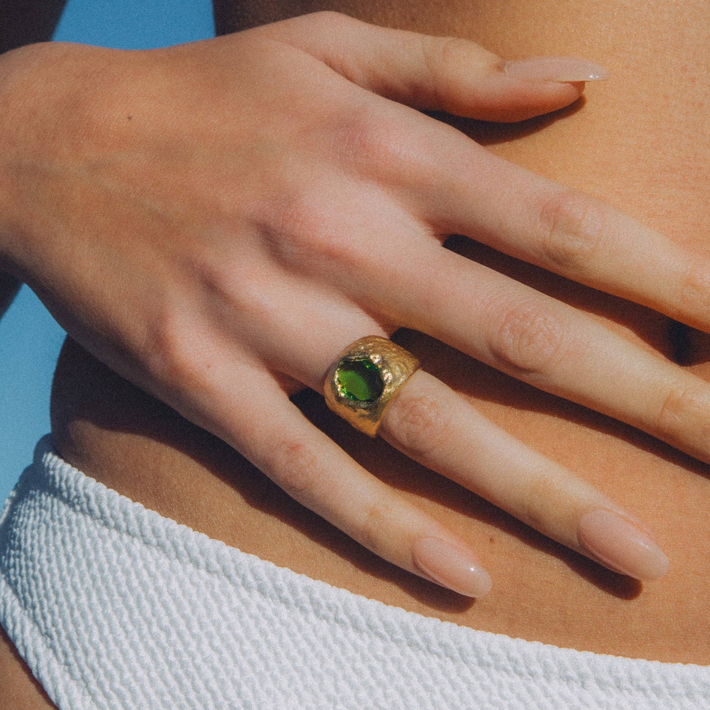 Carmen Green Peridot Ring