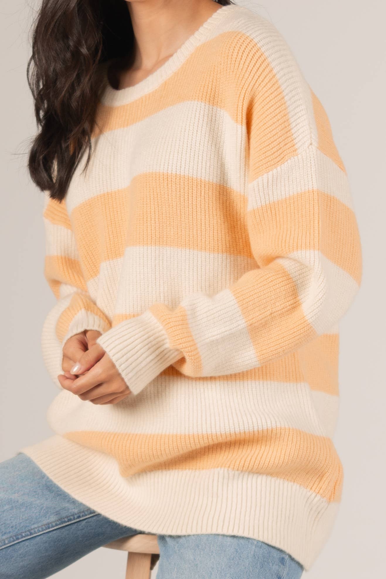 Yellow oversized sweater womens soft sweater
