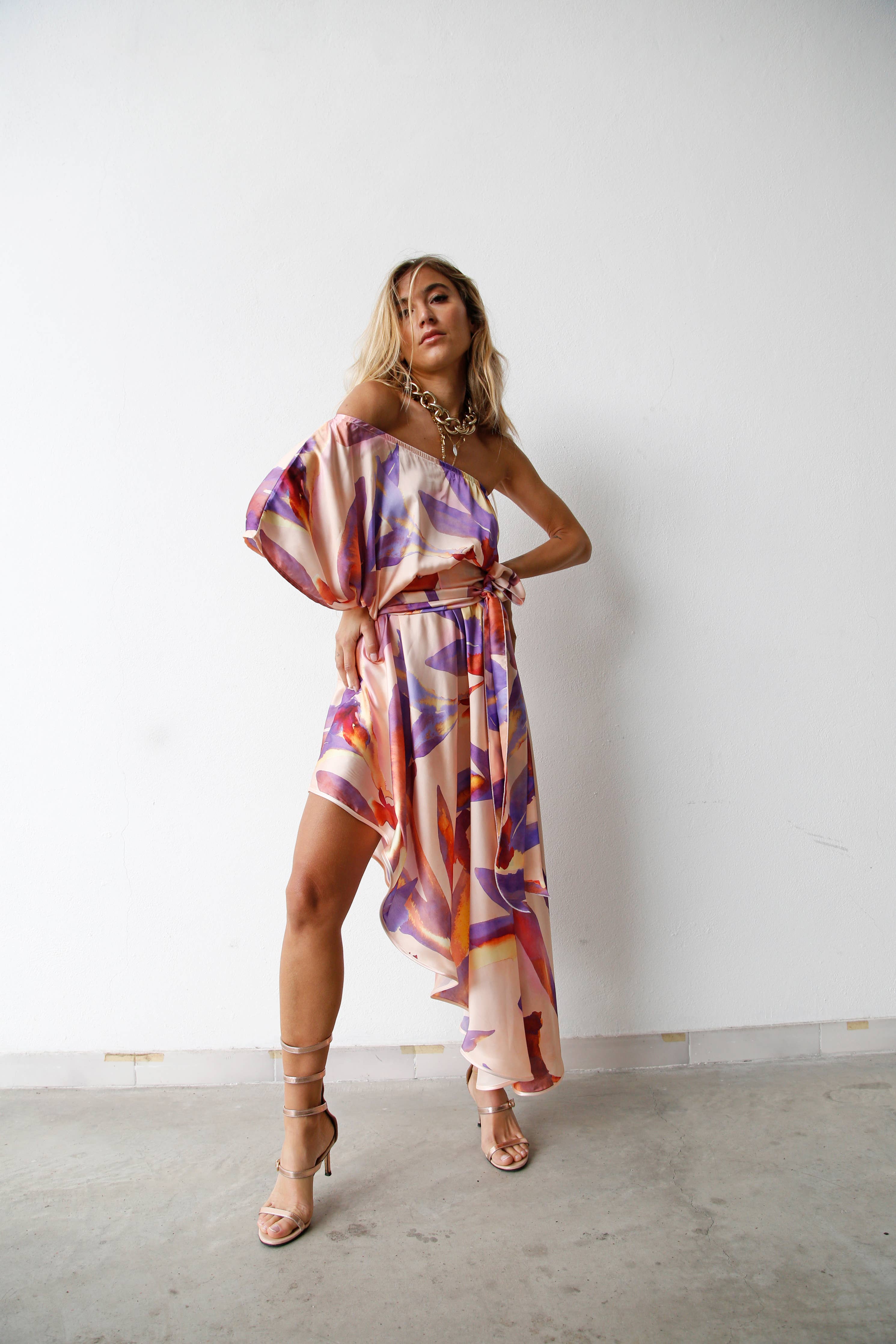 Watercolors in Motion Dress