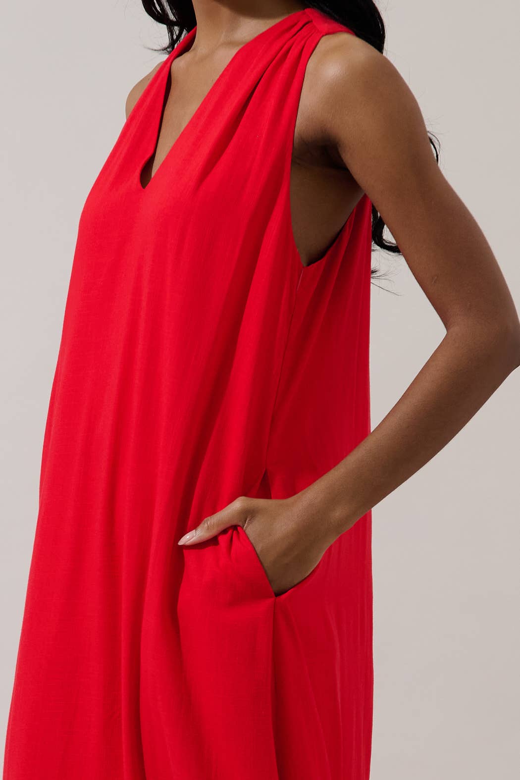 Rubi Halter Neck Maxi Dress