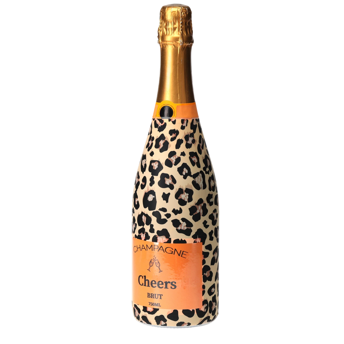 Leopard Champagne Bottle Wrap – Hostess Gift