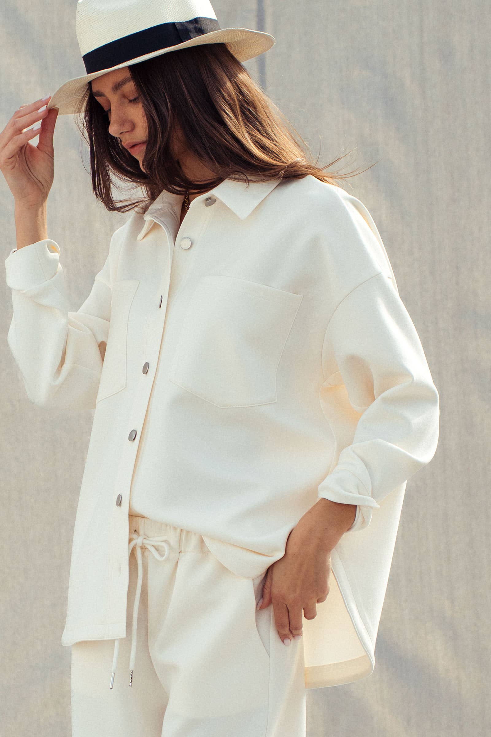 Cotton Shirt Jacket