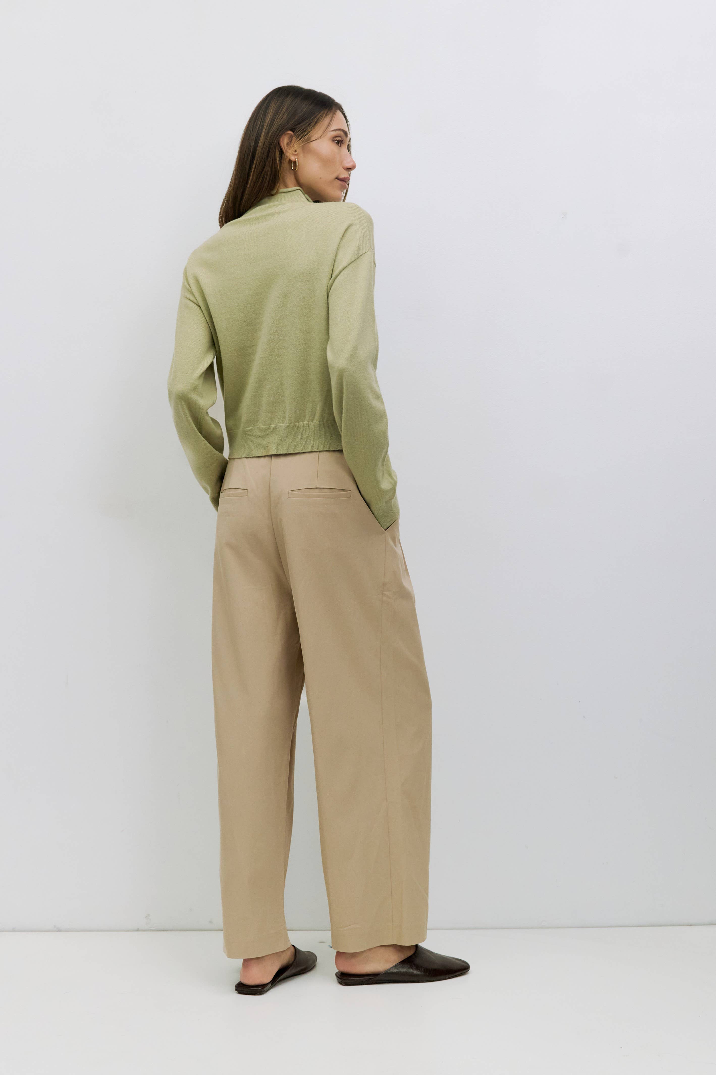 The Brooks Cardigan | High Neck Cardigan