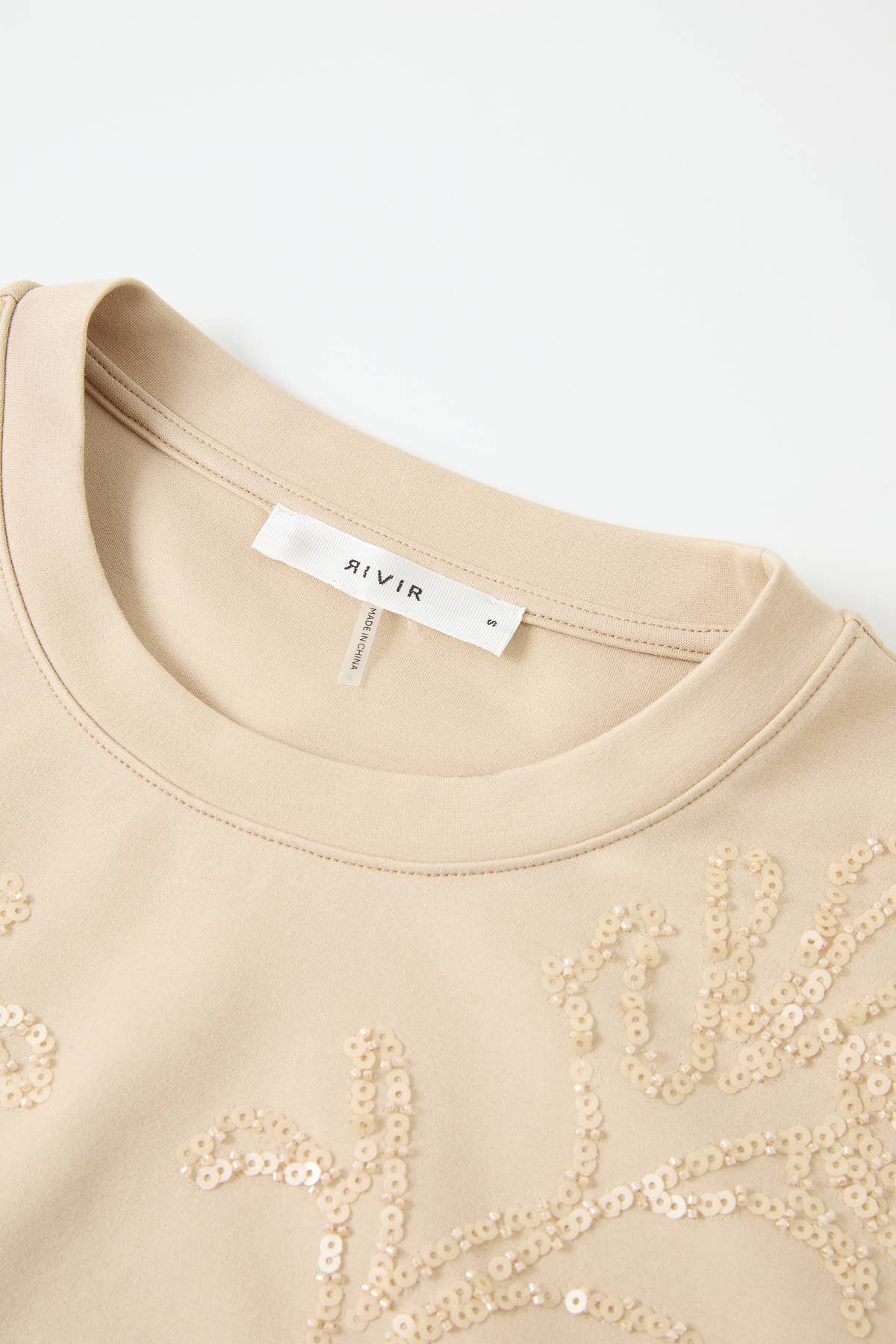 Sequin Embellishment T shirt
