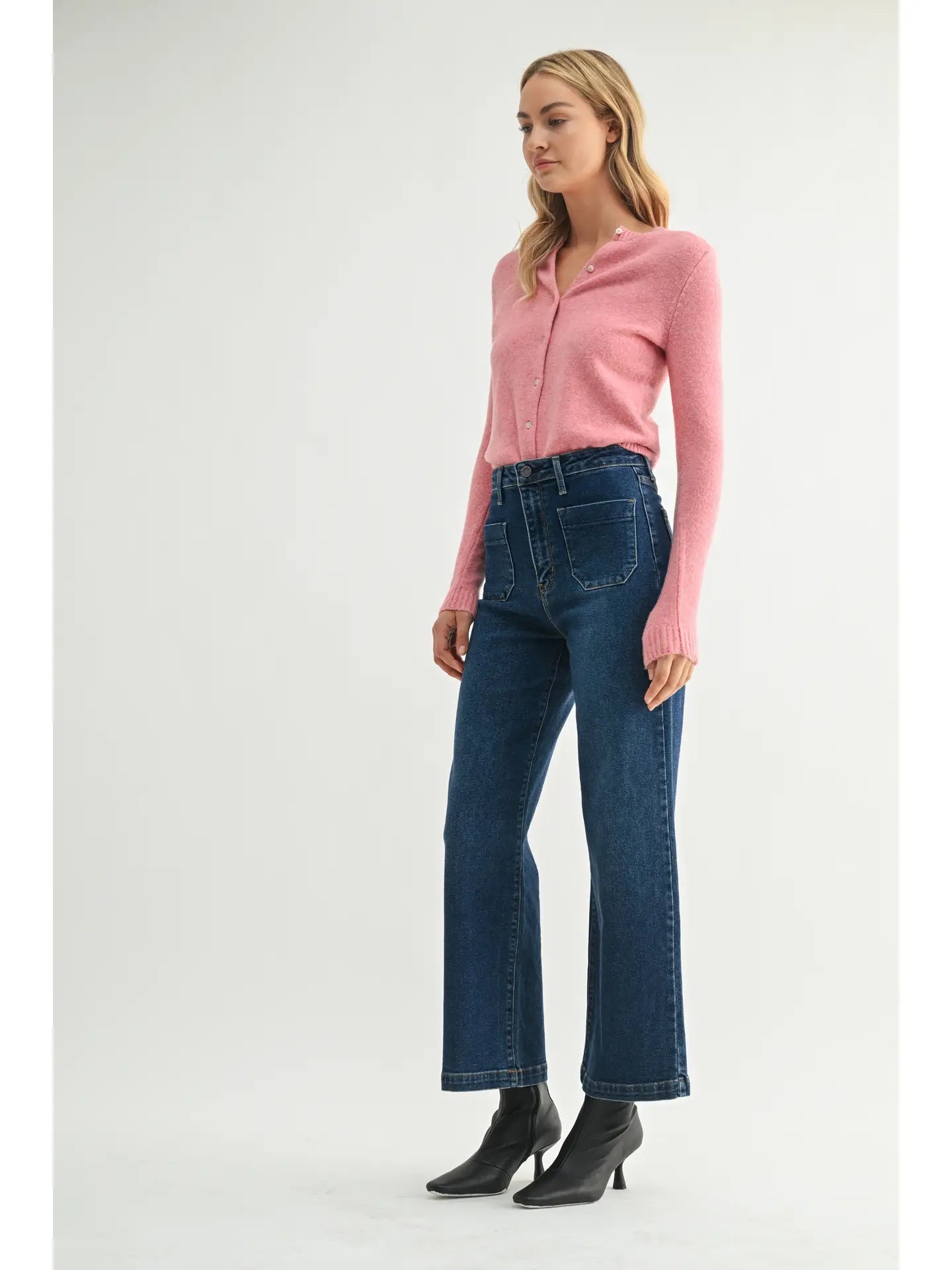 Patch Pocket Wide Leg