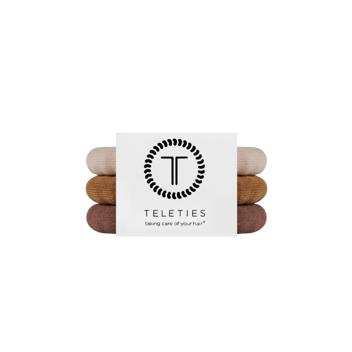 Teleties Espresso Yourself  Small Nylon Hair Ties