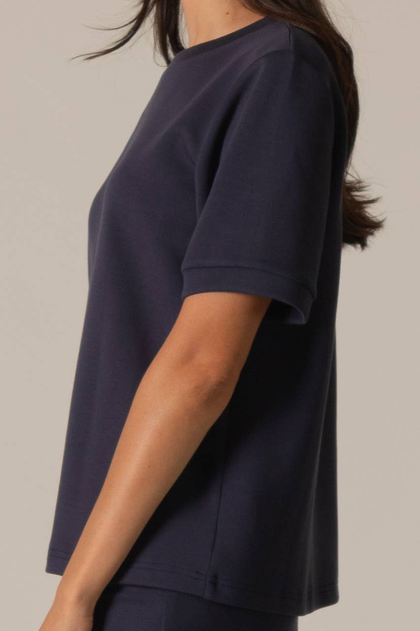 Modal Round Neck Short Sleeve Tee