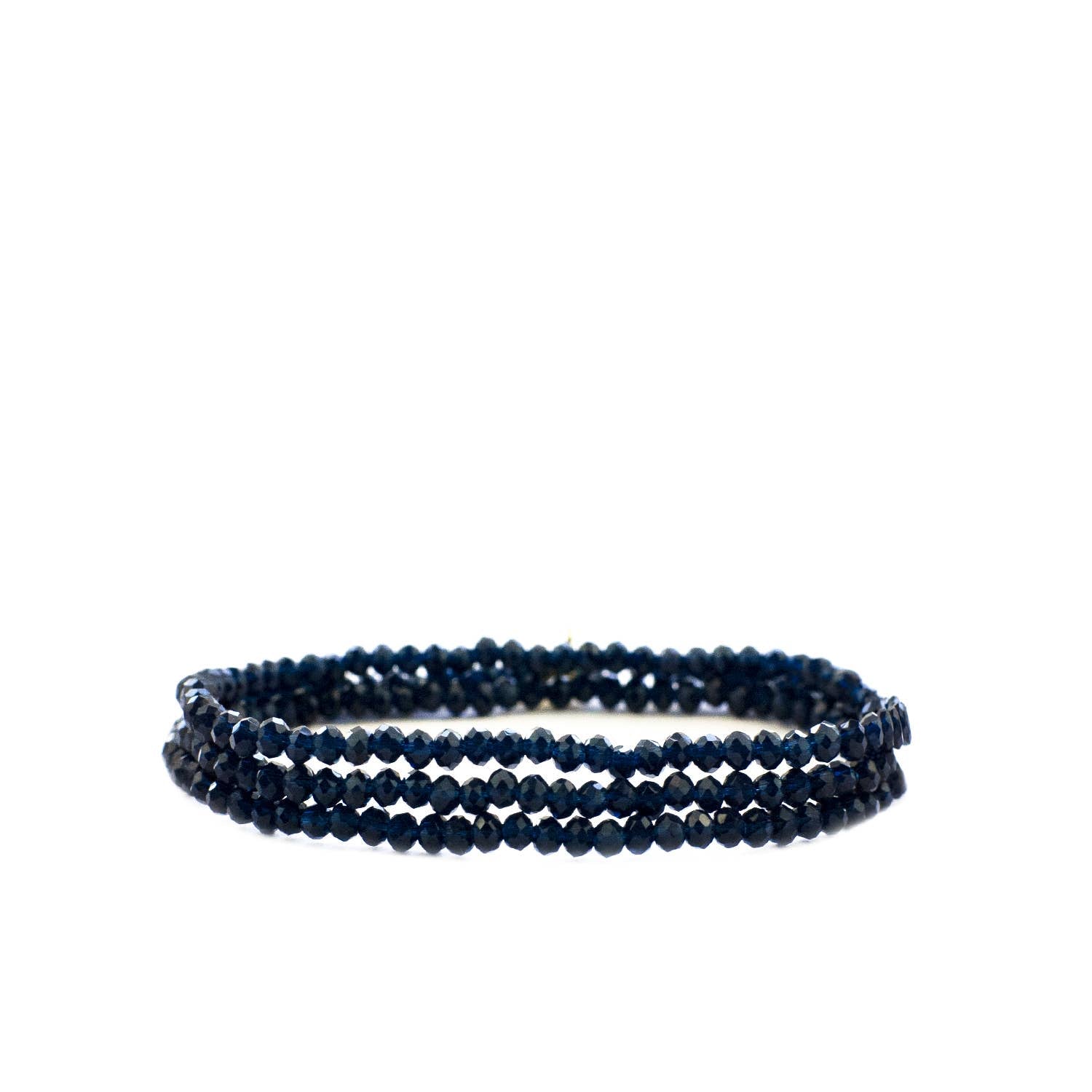 Crystal Beaded Wrap Bracelet