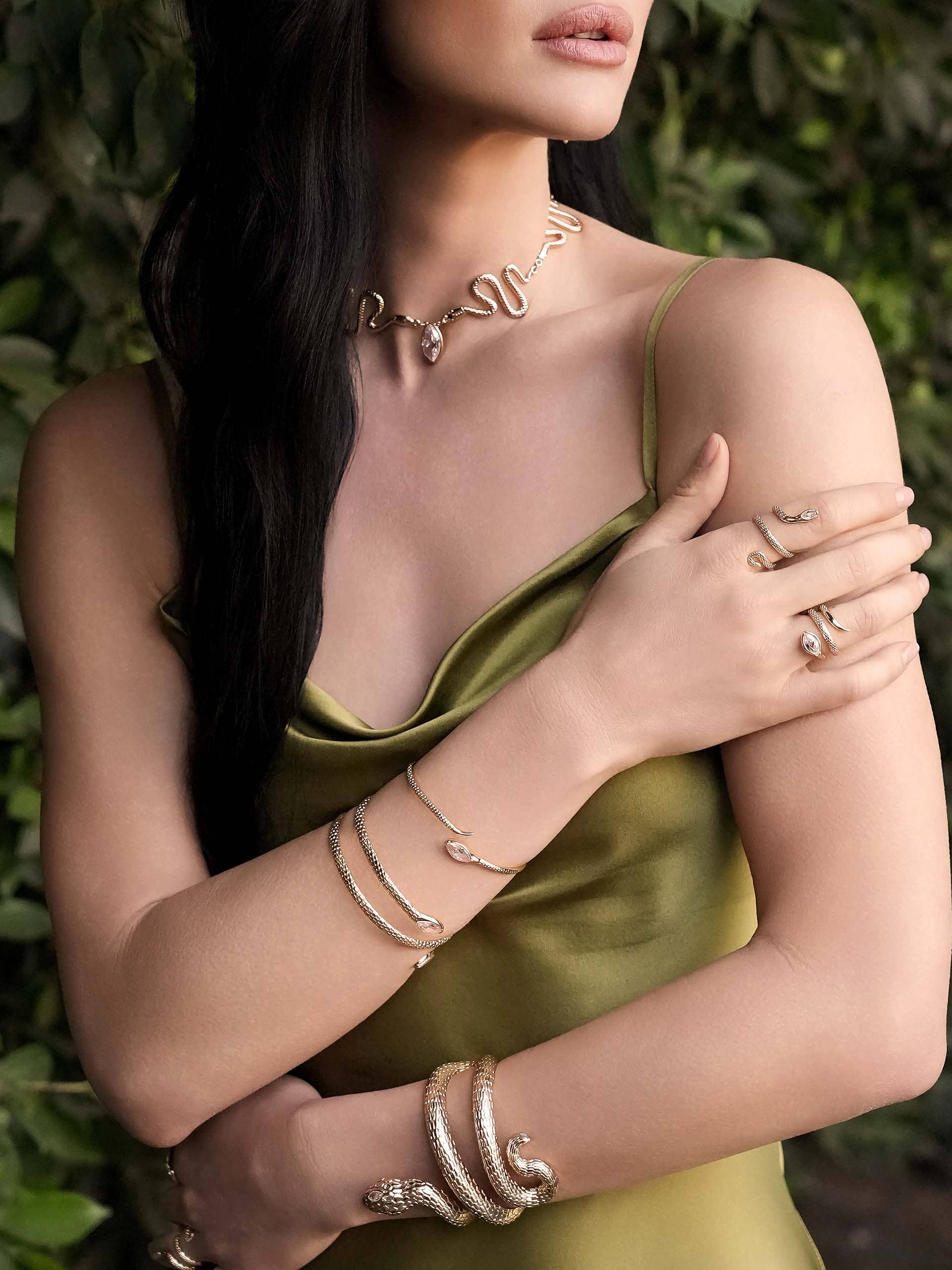 Marquise Crystal Cuff
