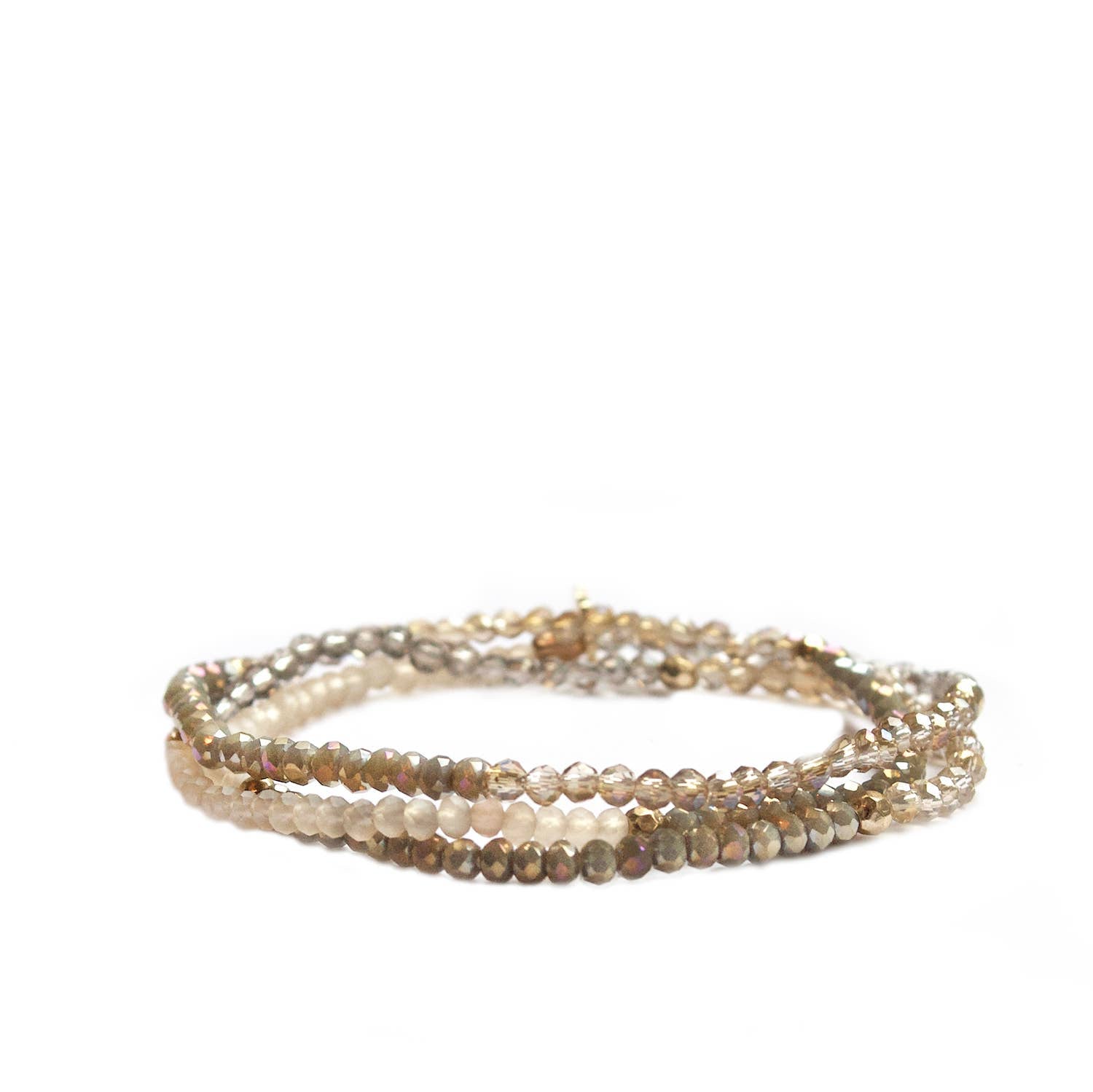 Crystal Beaded Wrap Bracelet
