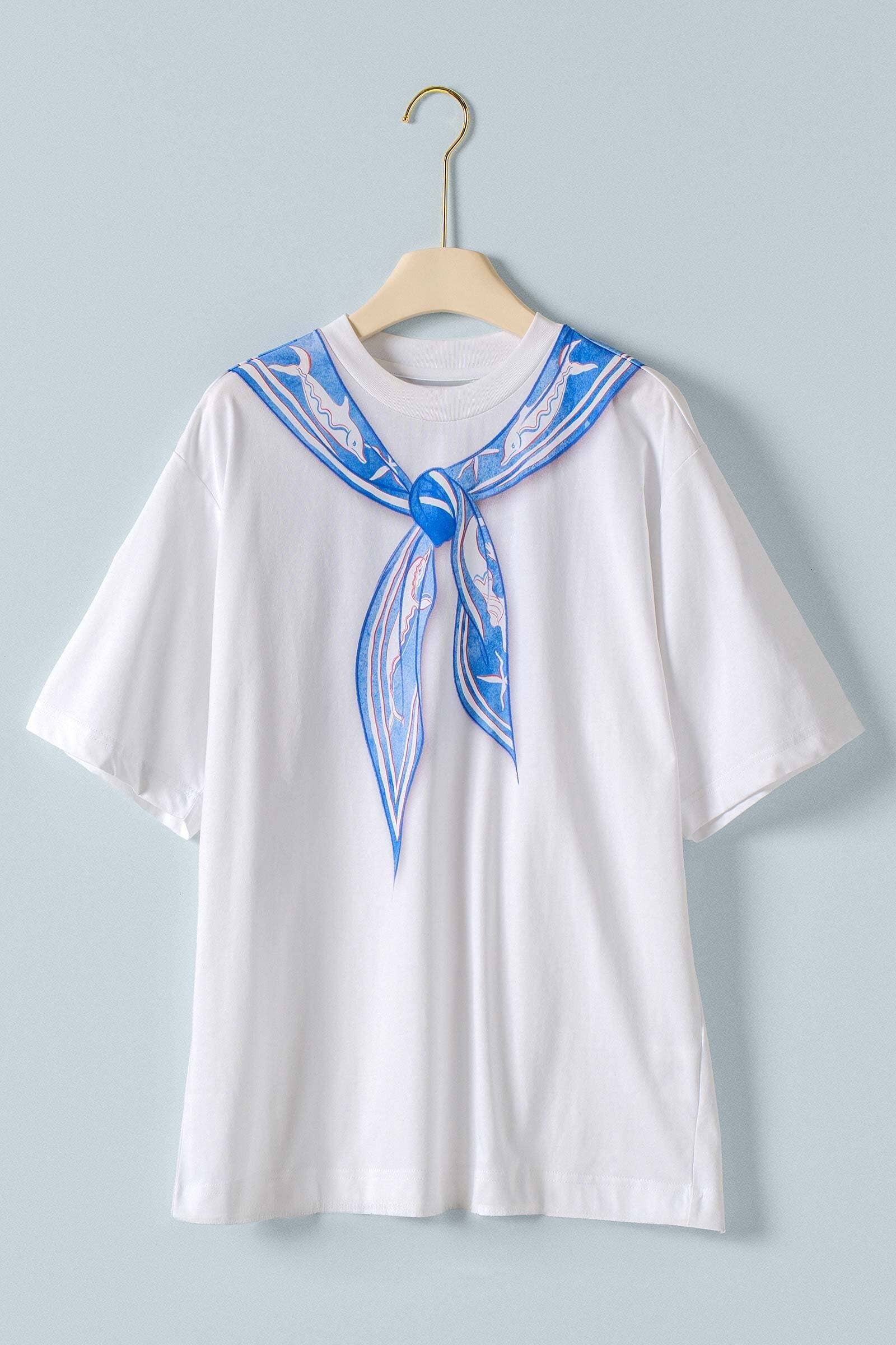 Nautical Printed Bandana Tee