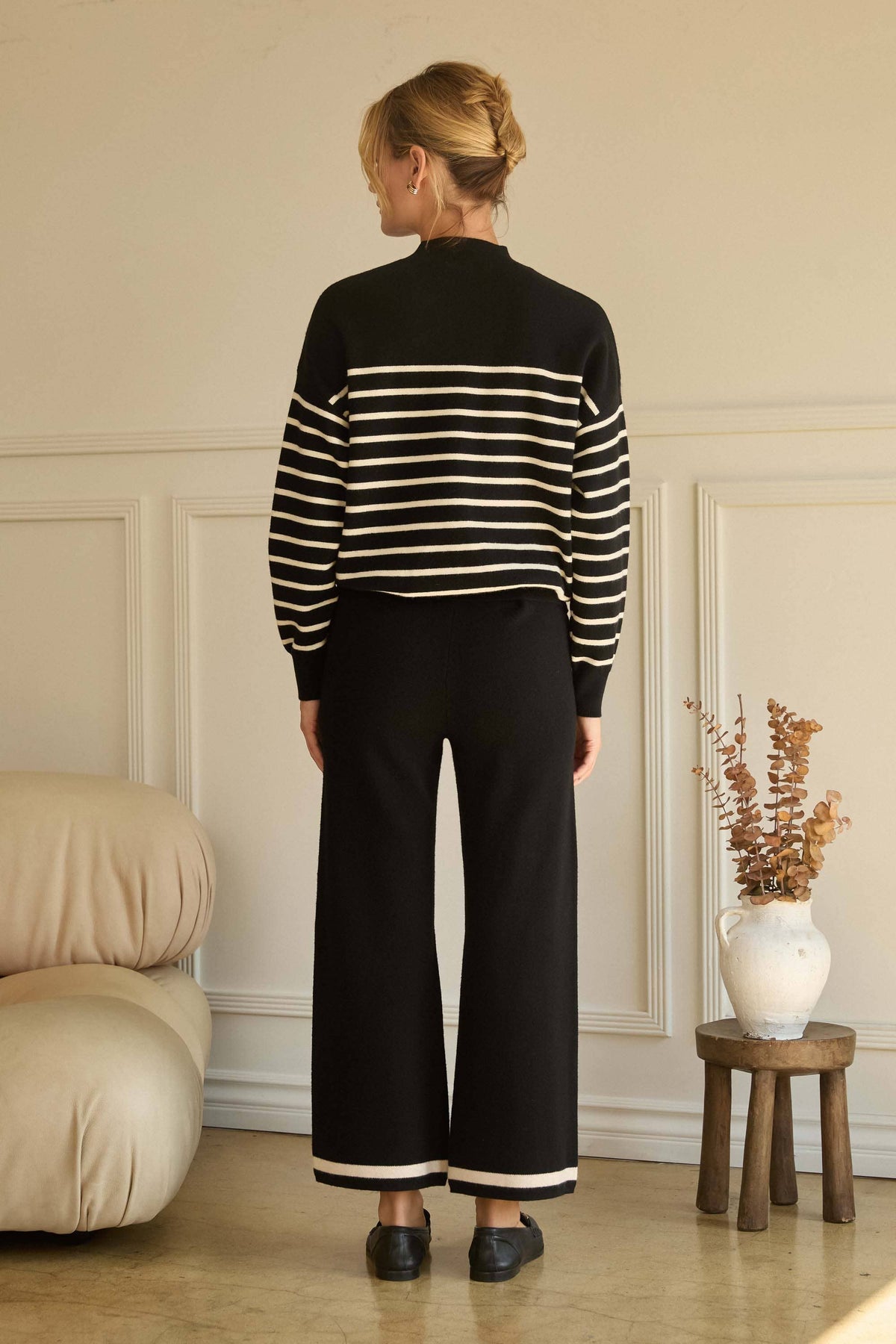 Women's Knit Wide Leg Pants