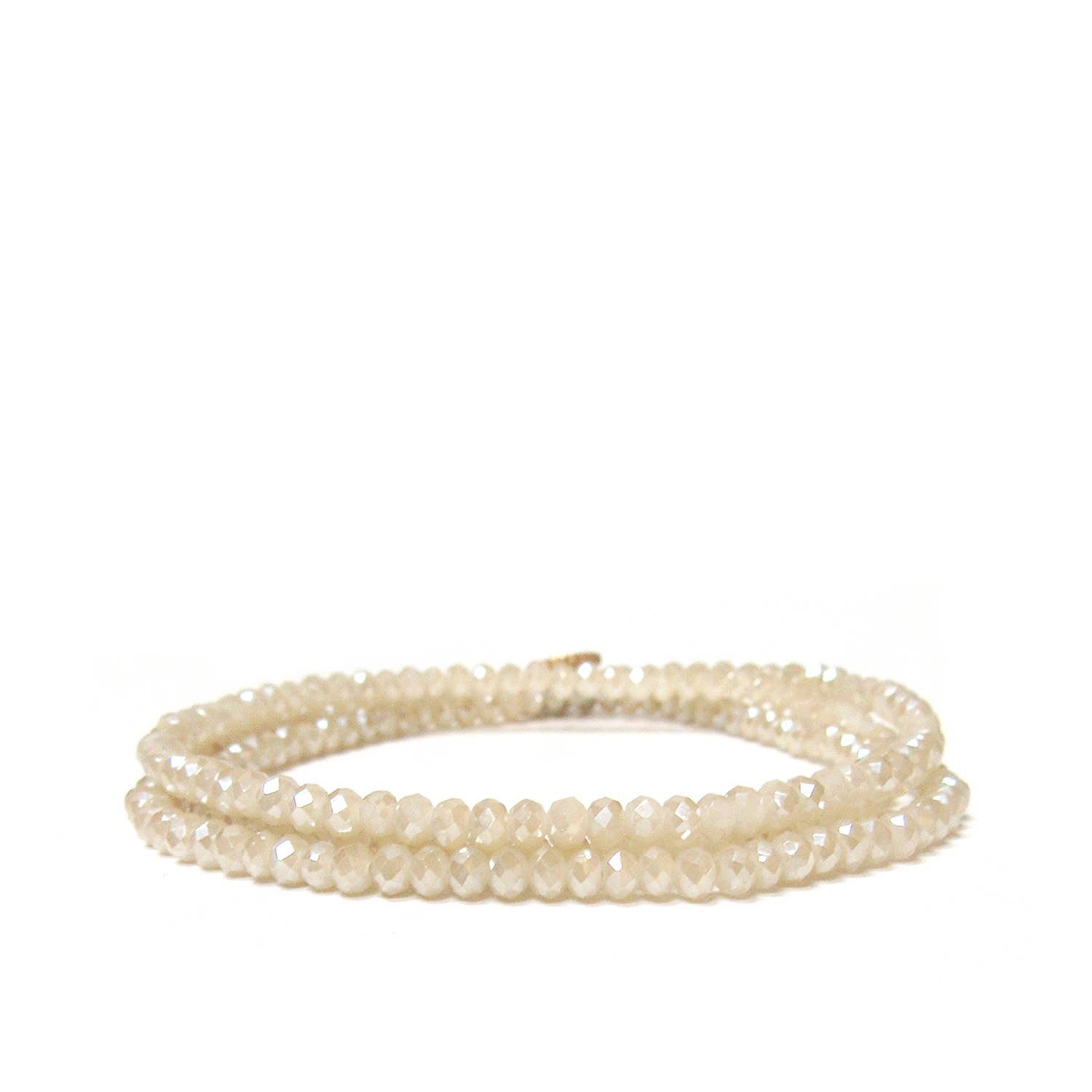 Crystal Beaded Wrap Bracelet
