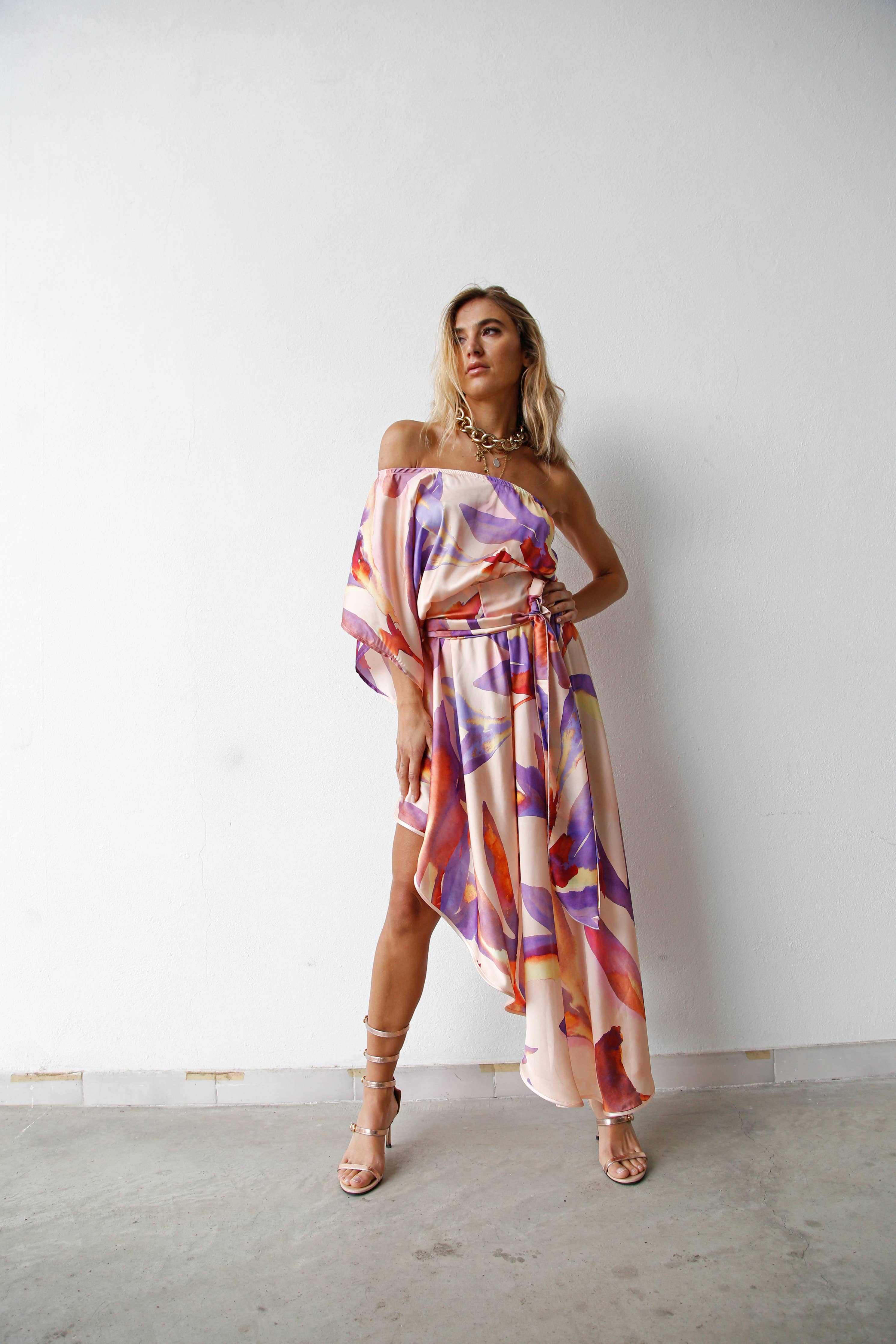 Watercolors in Motion Dress