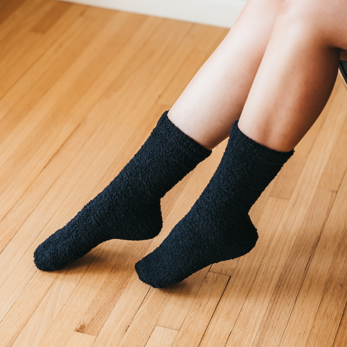 Cozy Cloud Socks - Black - Warm & Soft - Women’s Gift