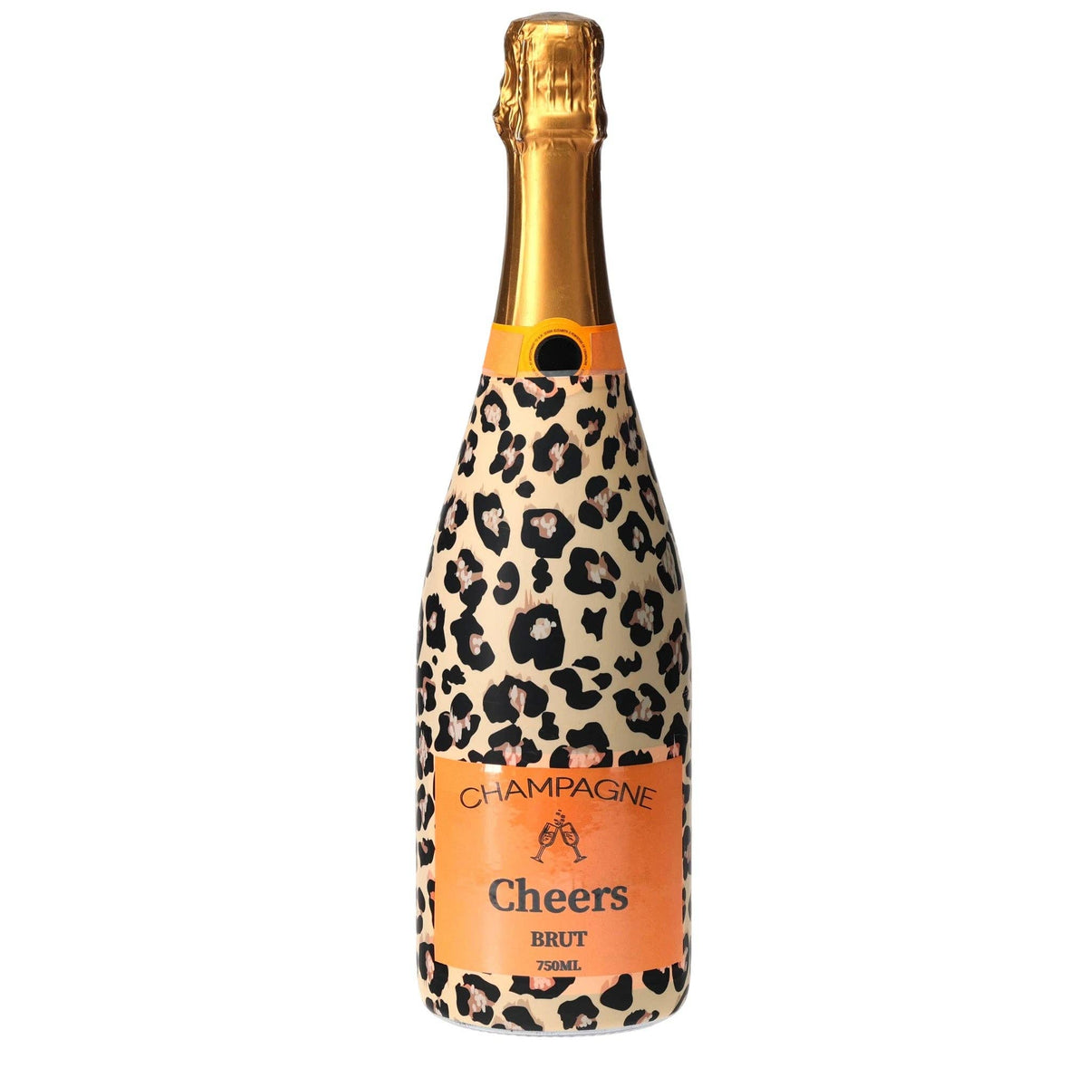 Leopard Champagne Bottle Wrap – Hostess Gift