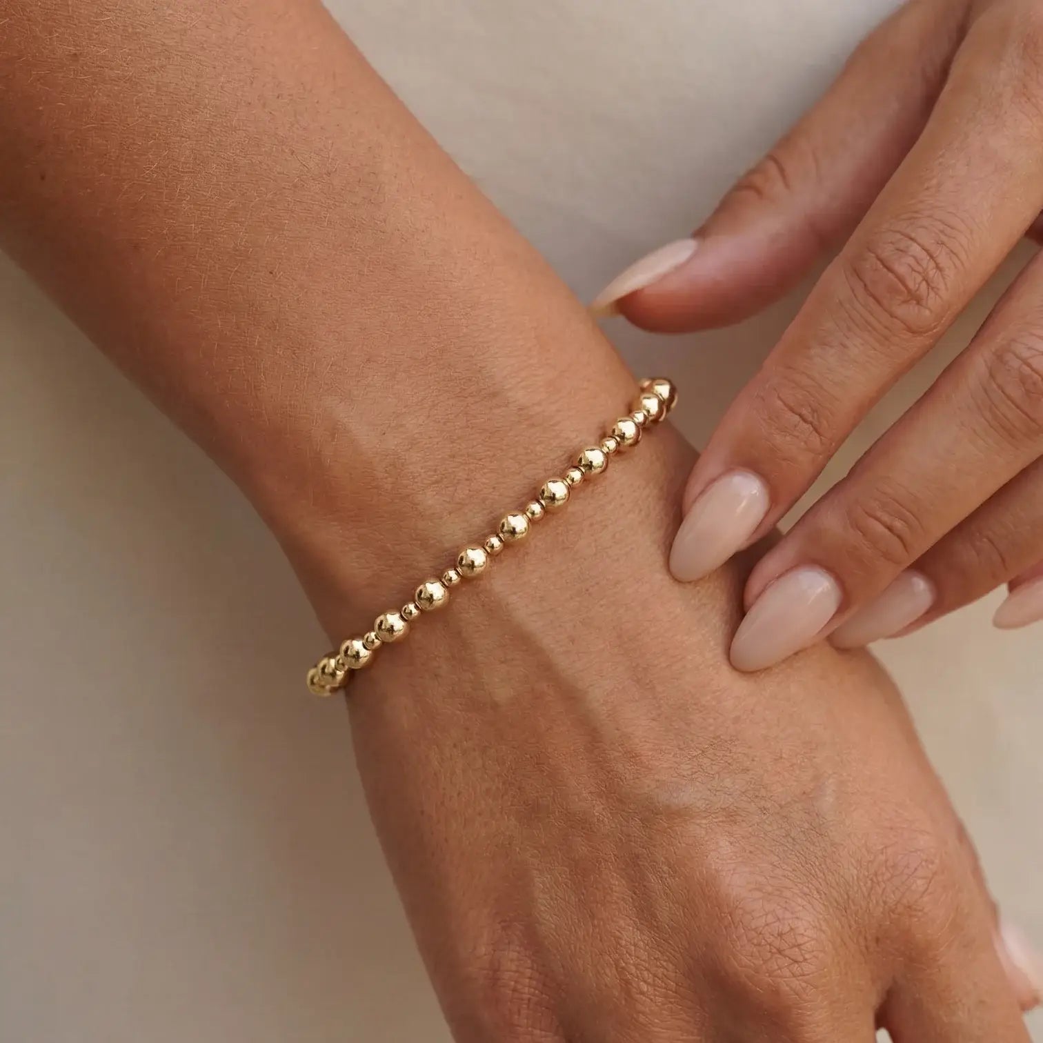 Nicole | Gold Filled Beaded Bracelet