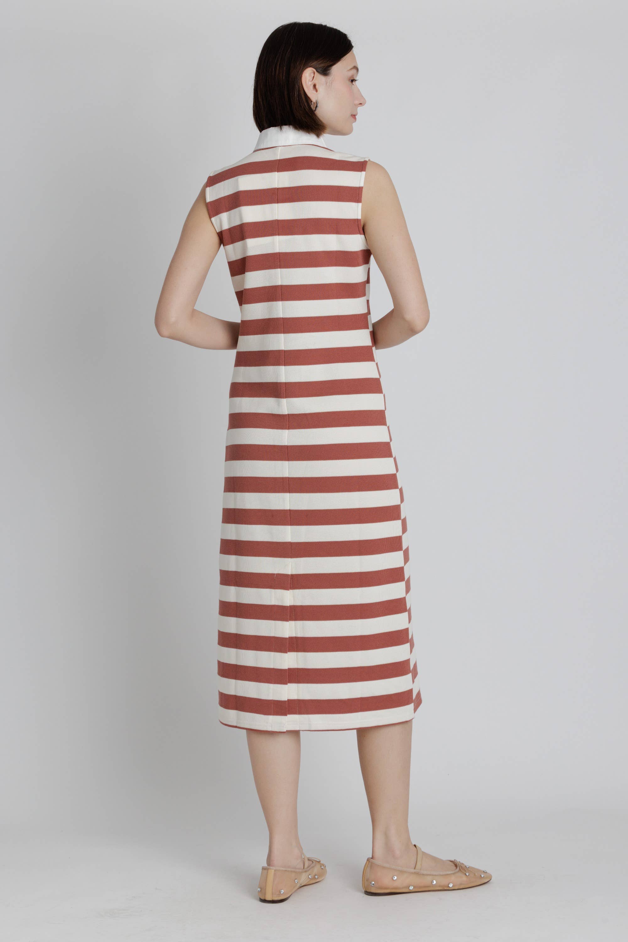 AD2558 - POLO RUGBY MIDI DRESS