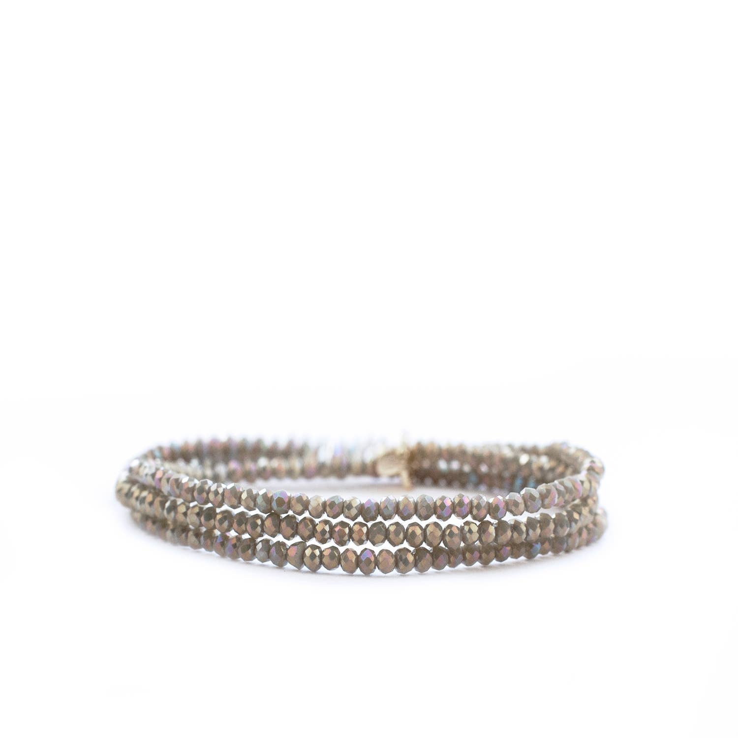 Crystal Beaded Wrap Bracelet