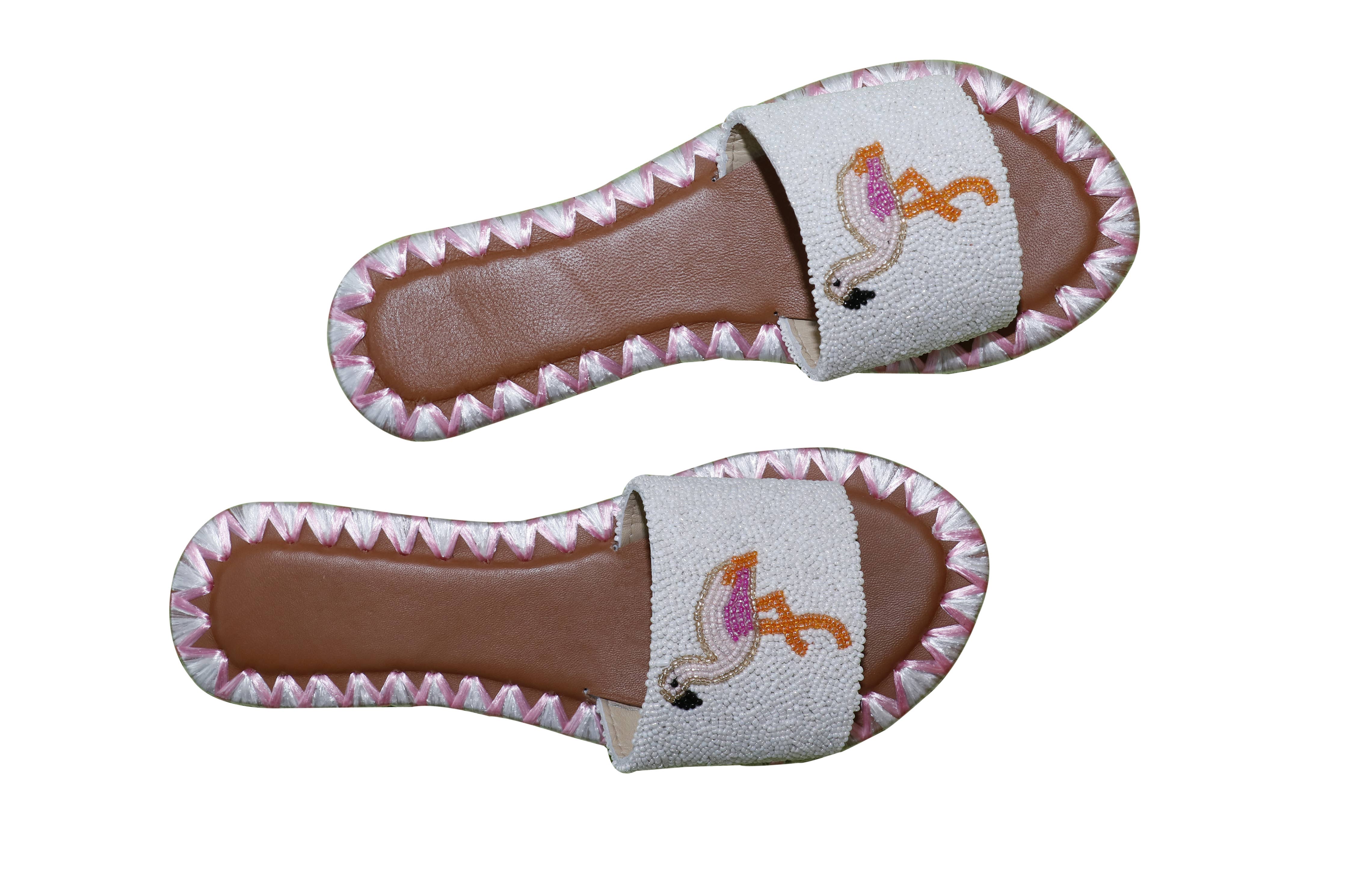 Flamingo flip flops
