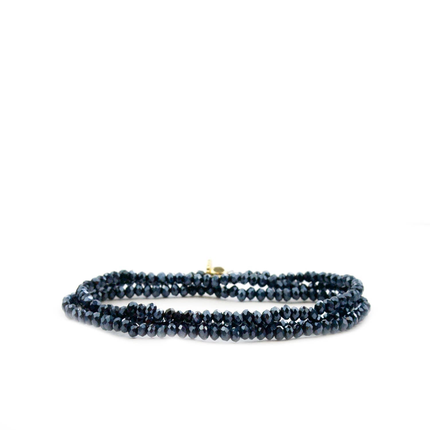 Crystal Beaded Wrap Bracelet